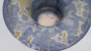 White Hole Vase Macro Crystaline Glaze